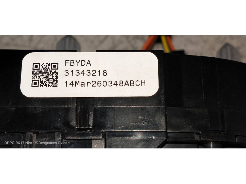 Recambio de anillo airbag para volvo v40 basis referencia OEM IAM 31343218  