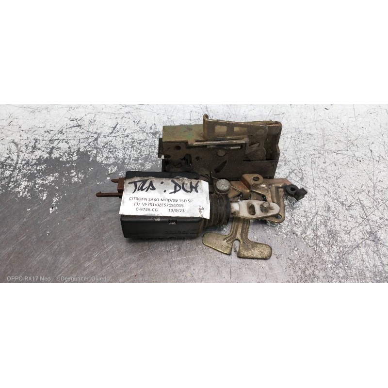 Recambio de motor cierre centralizado trasero derecho para citroen saxo 1.5 d sx referencia OEM IAM   