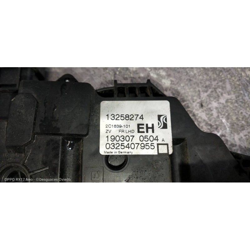 Recambio de motor cierre centralizado delantero derecho para opel corsa d 1.3 16v cdti cat (z 13 dth / l4i) referencia OEM IAM 1