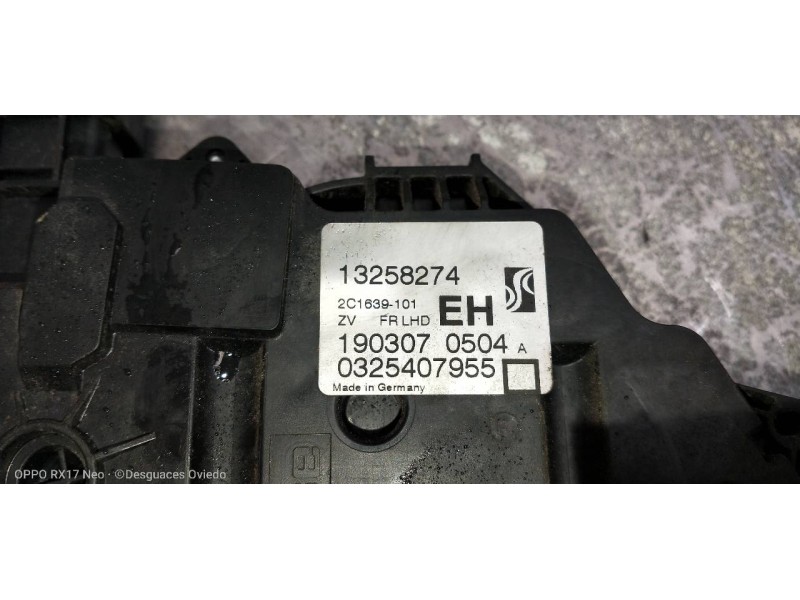Recambio de motor cierre centralizado delantero derecho para opel corsa d 1.3 16v cdti cat (z 13 dth / l4i) referencia OEM IAM 1