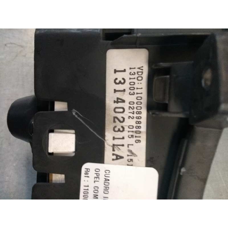 Recambio de cuadro instrumentos para opel combo (corsa c) 1.7 16v di cat (y 17 dtl / lk8) referencia OEM IAM 110008988016 131402 Recambio de cuadro instrumentos para opel combo (corsa c) 1.7 16v di cat (y 17 dtl / lk8) referencia OEM IAM 110008988016 131402