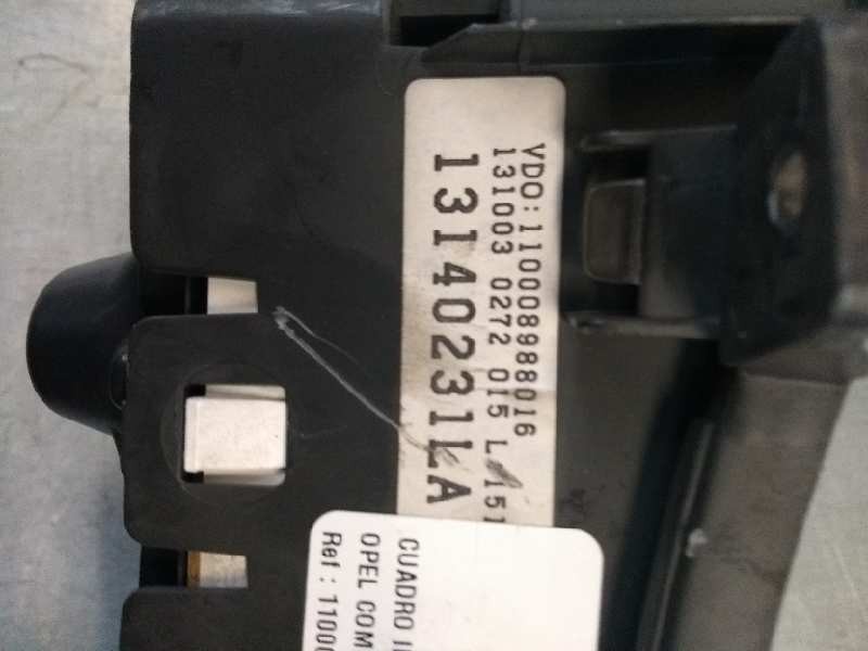 Recambio de cuadro instrumentos para opel combo (corsa c) 1.7 16v di cat (y 17 dtl / lk8) referencia OEM IAM 110008988016 131402 Recambio de cuadro instrumentos para opel combo (corsa c) 1.7 16v di cat (y 17 dtl / lk8) referencia OEM IAM 110008988016 131402