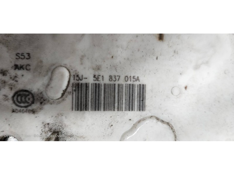 Recambio de motor cierre centralizado delantero izquierdo para skoda octavia combi (5e5) ambition referencia OEM IAM 5E1837015A 