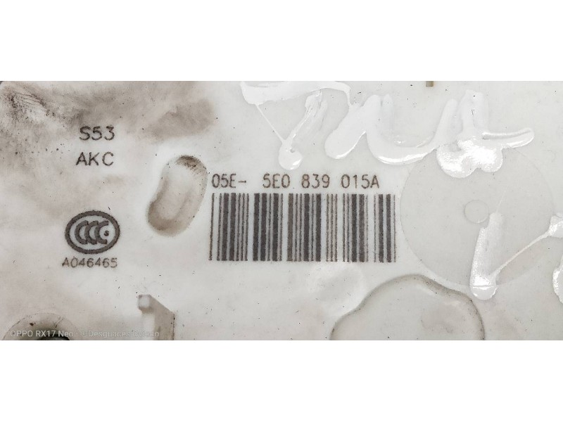 Recambio de motor cierre centralizado trasero izquierdo para skoda octavia combi (5e5) ambition referencia OEM IAM 5E0839015A  