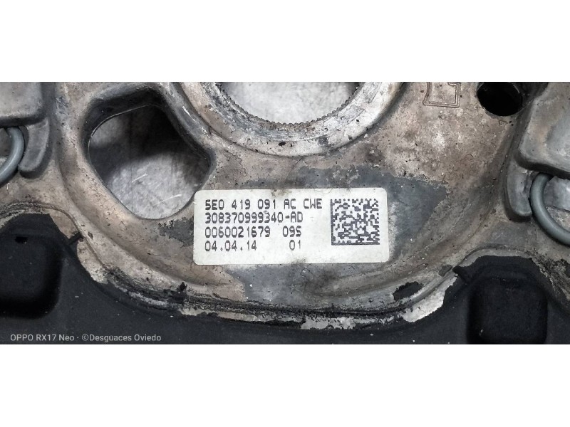 Recambio de volante para skoda octavia combi (5e5) ambition referencia OEM IAM 5E0419091AC  