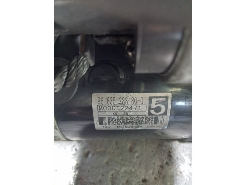 Recambio de motor arranque para peugeot 5008 confort referencia OEM IAM 9663528880  