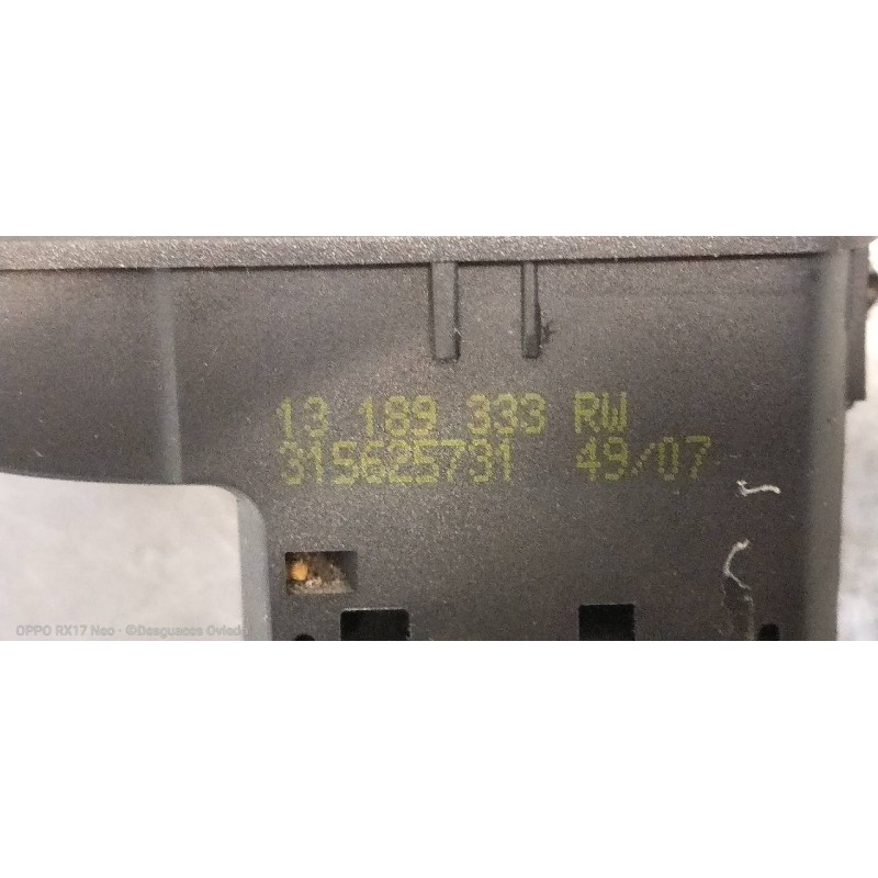 Recambio de mando elevalunas delantero derecho para opel corsa d 1.3 16v cdti cat (z 13 dth / l4i) referencia OEM IAM 13189333  