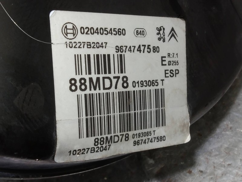 Recambio de servofreno para citroen c4 lim. seduction referencia OEM IAM 0204054560 9674747580 