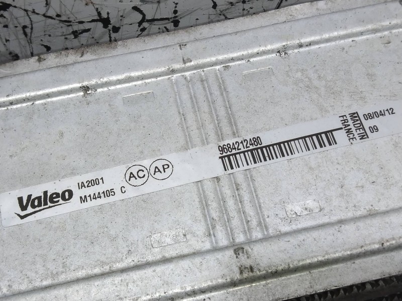 Recambio de intercooler para citroen c4 lim. seduction referencia OEM IAM 9684212480 M144105C 