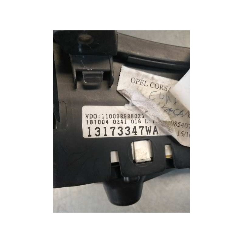Recambio de cuadro instrumentos para opel corsa c 1.3 16v cdti cat (z 13 dt / ln9) referencia OEM IAM 110008988025 13173347WA 