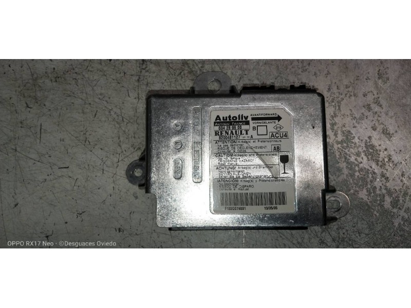 Recambio de kit airbag para renault megane ii familiar authentique confort referencia OEM IAM   