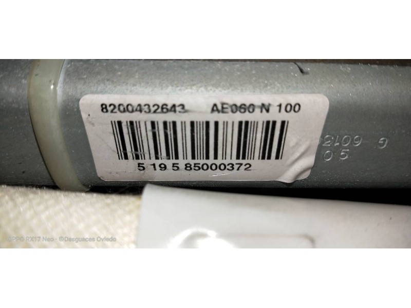 Recambio de airbag cortina delantero izquierdo para renault megane ii familiar authentique confort referencia OEM IAM 8200432643