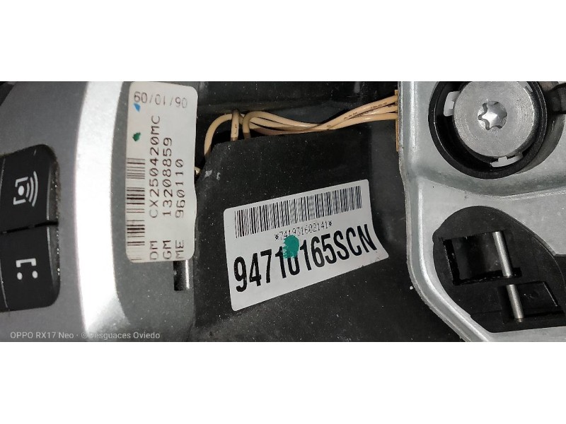Recambio de volante para opel zafira b energy referencia OEM IAM 94710165SCN  