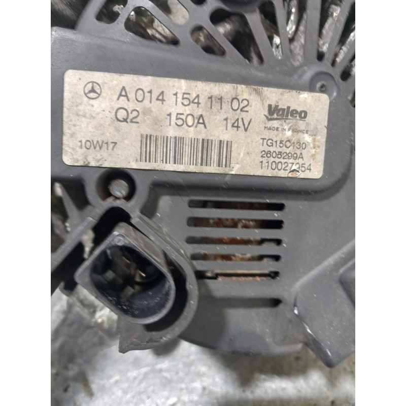 Recambio de alternador para mercedes clase c (w204) berlina c 200 cdi blueefficiency (204.001) referencia OEM IAM A0141541102 26