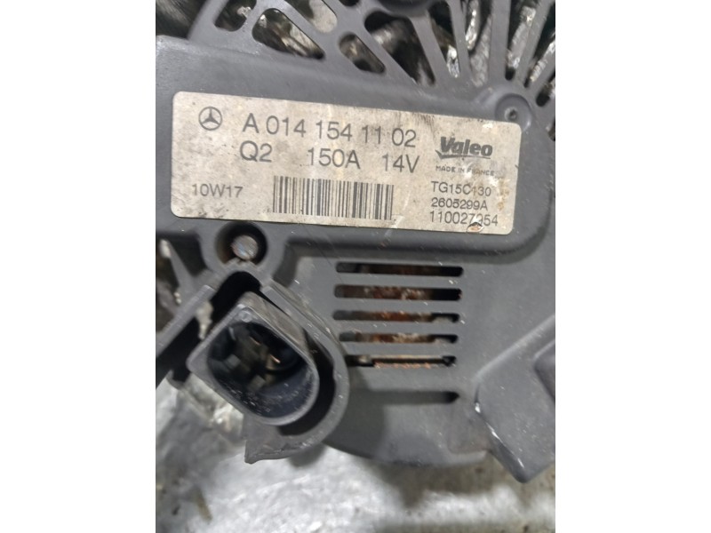 Recambio de alternador para mercedes clase c (w204) berlina c 200 cdi blueefficiency (204.001) referencia OEM IAM A0141541102 26