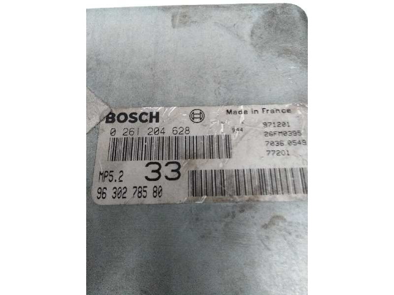 Recambio de centralita motor uce para citroen xsara berlina 1.6 referencia OEM IAM 0261204628 9630278580 33