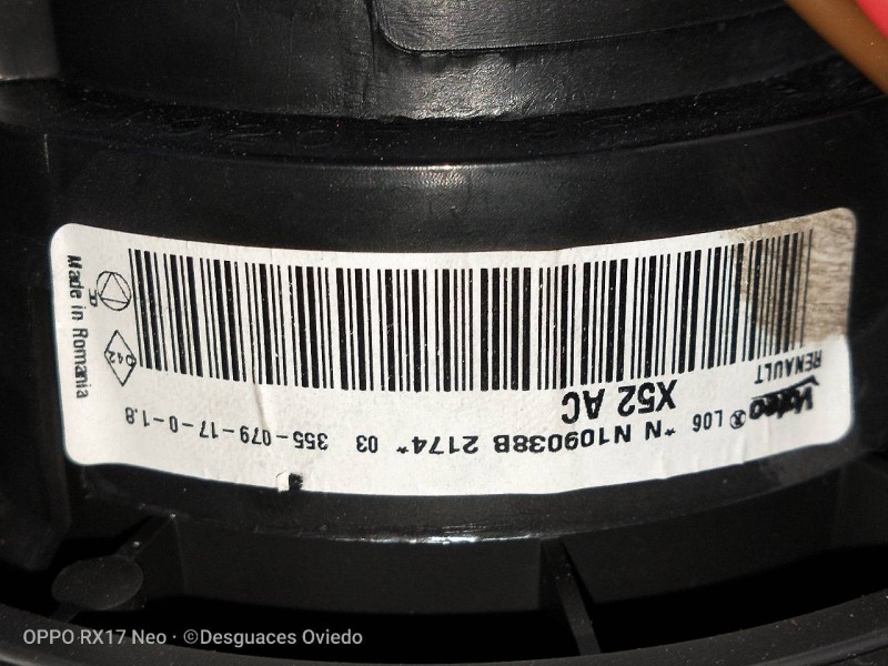 Recambio de motor calefaccion para dacia duster ii comfort referencia OEM IAM N109038B  