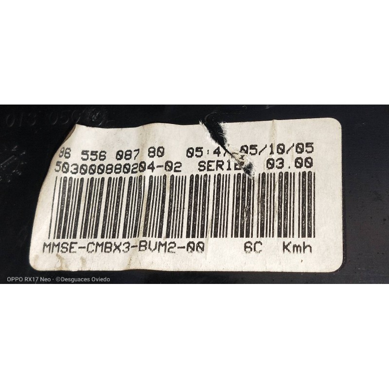 Recambio de cuadro instrumentos para citroen c5 berlina 2.0 hdi cat (rhr / dw10bted4) referencia OEM IAM 9655608780  