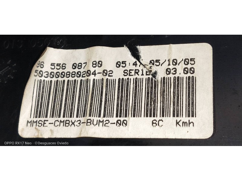 Recambio de cuadro instrumentos para citroen c5 berlina 2.0 hdi cat (rhr / dw10bted4) referencia OEM IAM 9655608780  