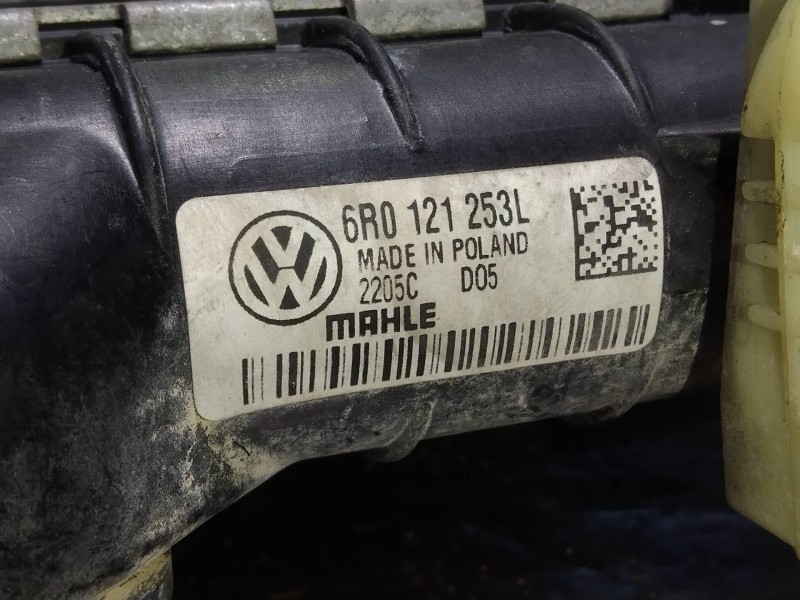 Recambio de radiador agua para audi a1 sportback (8xf) attraction referencia OEM IAM 6R0121253L  