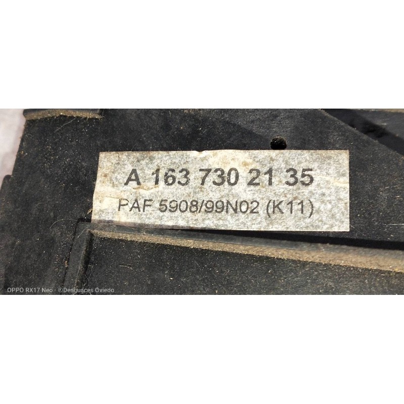 Recambio de motor cierre centralizado trasero izquierdo para mercedes clase m (w163) 400 cdi (163.128) referencia OEM IAM A16373