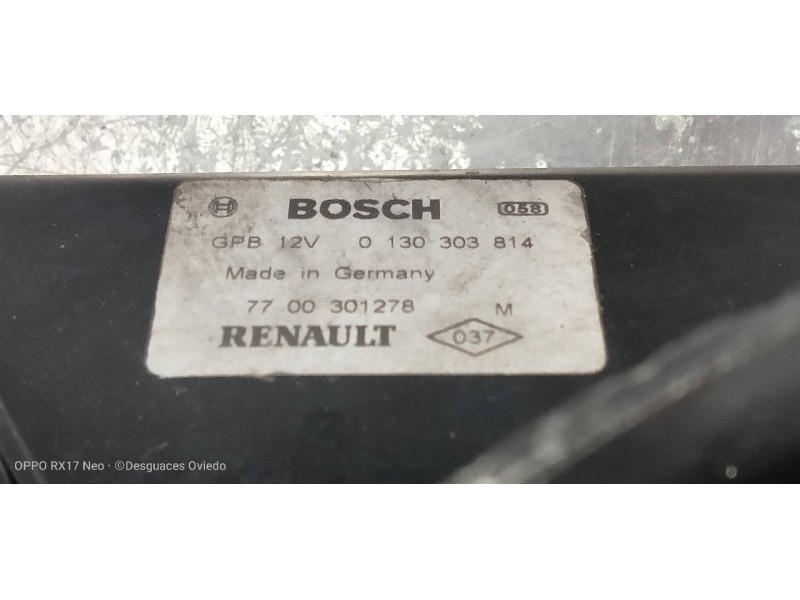 Recambio de electroventilador para renault kangoo (f/kc0) 1.9 diesel referencia OEM IAM 0130303814 7700301278 