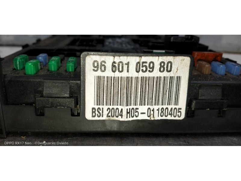 Recambio de caja reles / fusibles para citroen c5 berlina 2.0 hdi cat (rhr / dw10bted4) referencia OEM IAM 9660105980 BSI2004H05