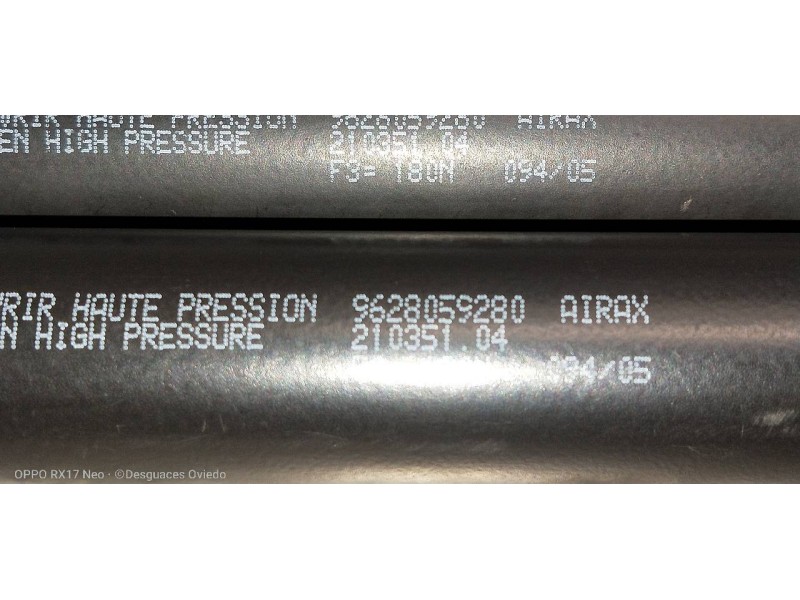 Recambio de amortiguadores capo para citroen c5 berlina 2.0 hdi cat (rhr / dw10bted4) referencia OEM IAM 9628059280  