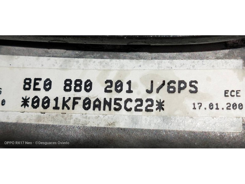 Recambio de airbag delantero izquierdo para audi a3 (8l) 1.9 tdi ambition referencia OEM IAM 8E0880201J  