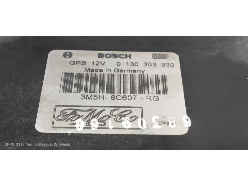 Recambio de electroventilador para ford focus berlina (cap) ambiente (d) referencia OEM IAM 0130303930 3M5H8C607RG 