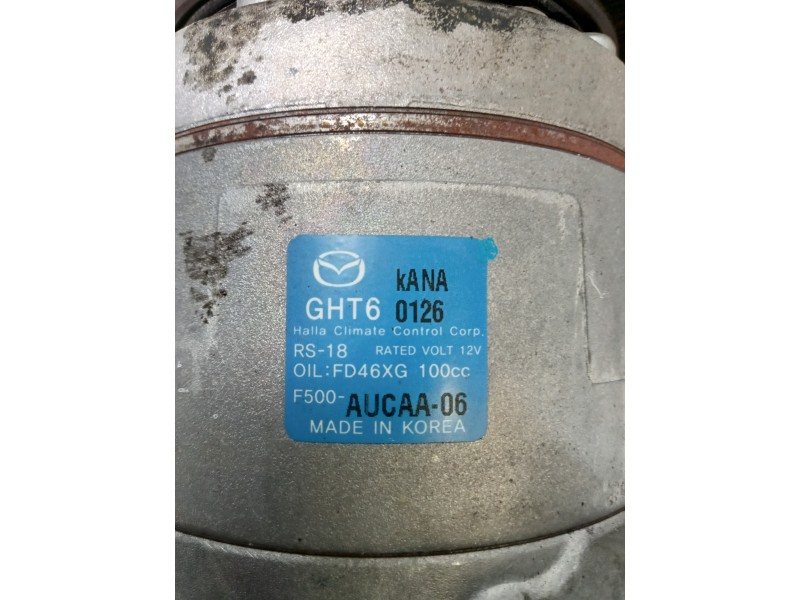 Recambio de compresor aire acondicionado para mazda 6 kombi ()(.2012) center-line referencia OEM IAM FD46XG100CC  