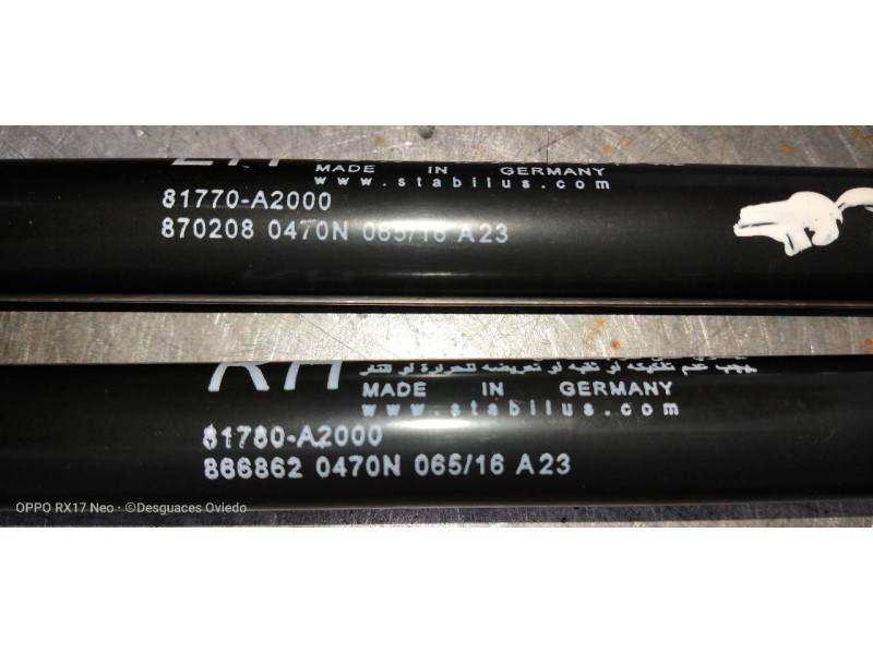 Recambio de amortiguadores maletero / porton para kia cee´d drive referencia OEM IAM 81770A2000 81780A2000 