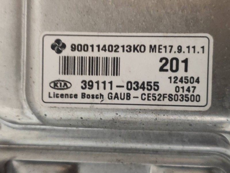 Recambio de centralita motor uce para kia rio basic referencia OEM IAM 3911103455 9001140213K0 