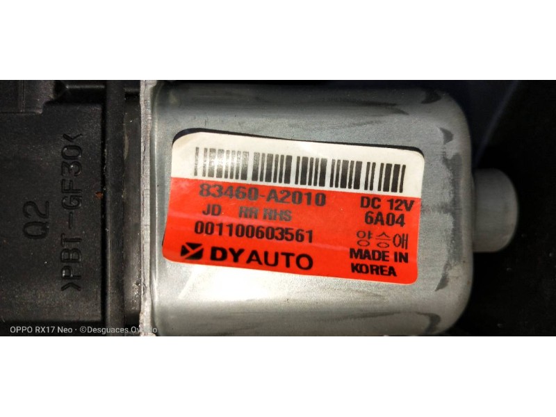 Recambio de elevalunas trasero derecho para kia cee´d drive referencia OEM IAM 83480A2341 83460A2010 