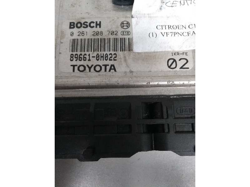 Recambio de centralita motor uce para citroen c1 1.0 cat (384f) referencia OEM IAM 0261208702 896610H022 02 1KRFE