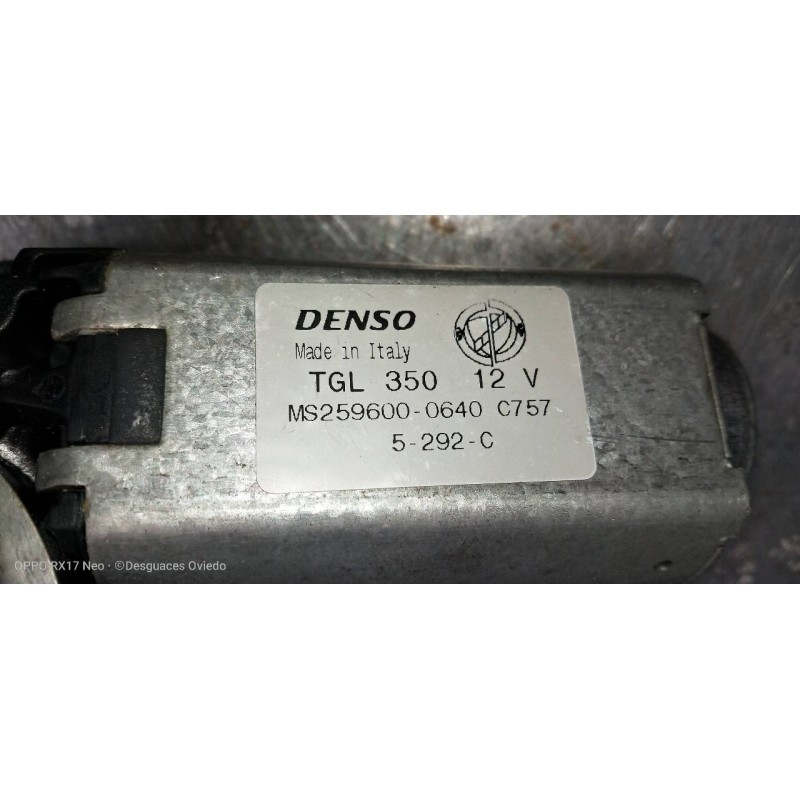 Recambio de motor limpia trasero para alfa romeo 147 (190) 1.9 jtd 120 impression referencia OEM IAM MS2596000640  