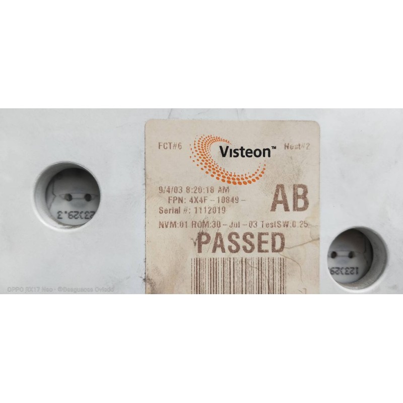 Recambio de cuadro instrumentos para jaguar x-type 2.5 v6 referencia OEM IAM 4X4F10849AB  