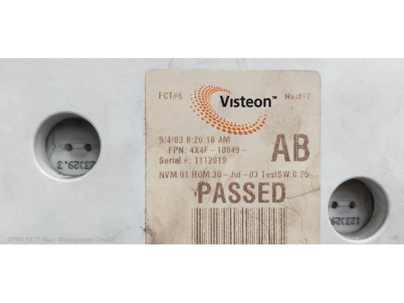 Recambio de cuadro instrumentos para jaguar x-type 2.5 v6 referencia OEM IAM 4X4F10849AB  