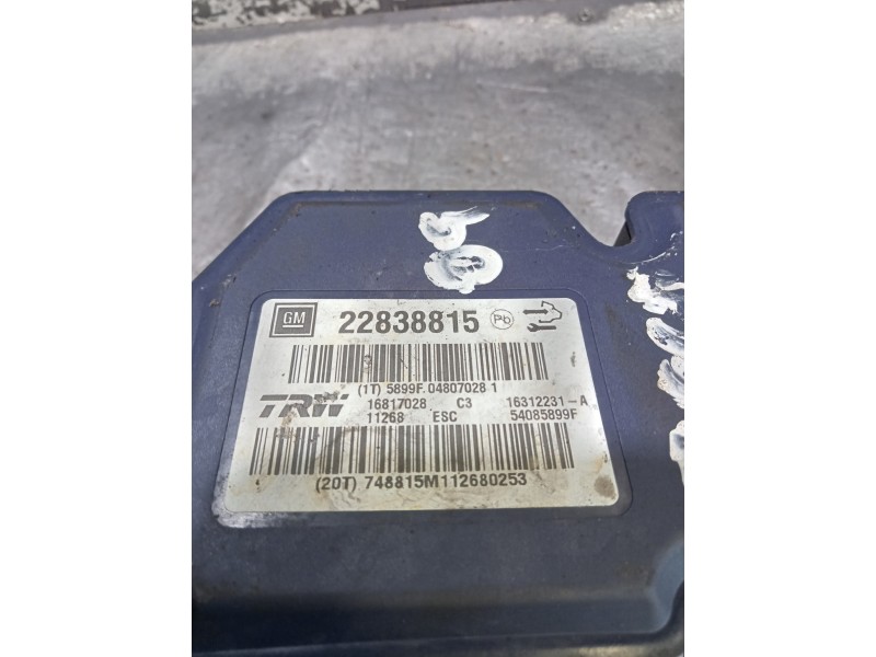 Recambio de abs para opel insignia berlina cosmo referencia OEM IAM 22838815 54085899F 16312231A