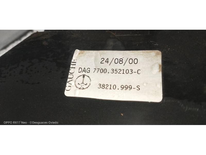 Recambio de faro izquierdo para opel movano furgón medio batalla 3.5t referencia OEM IAM 7700352103  