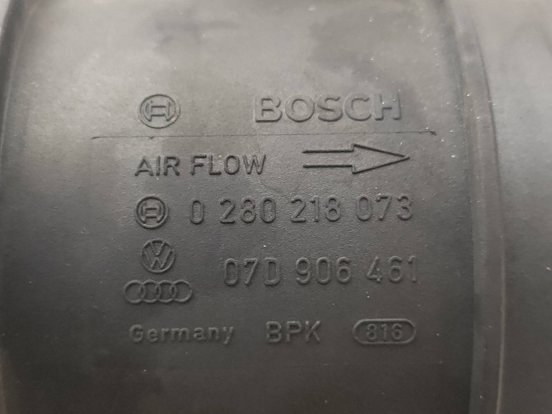 Recambio de caudalimetro para audi a3 (8p) 3.2 ambition quattro referencia OEM IAM 0280218073 07D906461 BOSCH