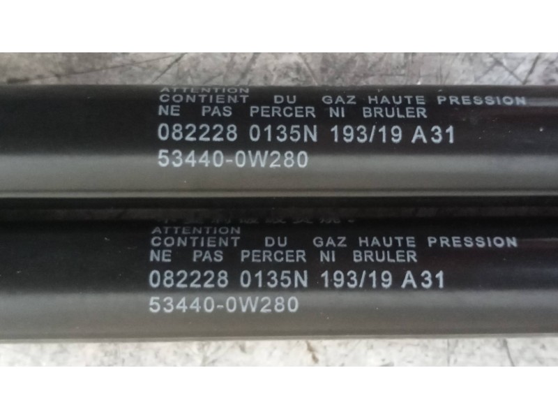 Recambio de amortiguadores capo para lexus nx 300h 4wd referencia OEM IAM 534400W280  