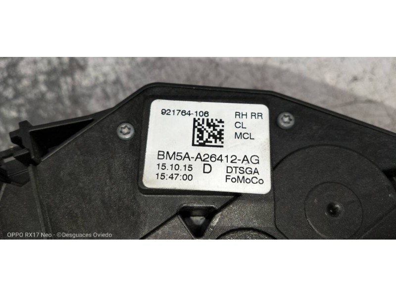 Recambio de motor cierre centralizado trasero derecho para ford kuga (cbs) titanium referencia OEM IAM BM5AA26412AG  