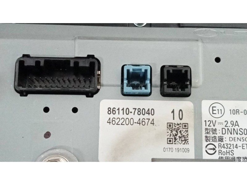 Recambio de pantalla multifuncion para lexus nx 300h 4wd referencia OEM IAM 8611078040 4622004674 
