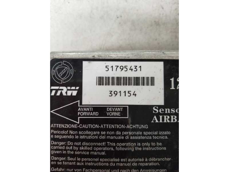 Recambio de centralita airbag para fiat grande punto (199) 1.3 16v multijet active (55kw) referencia OEM IAM 51795431 391154 005