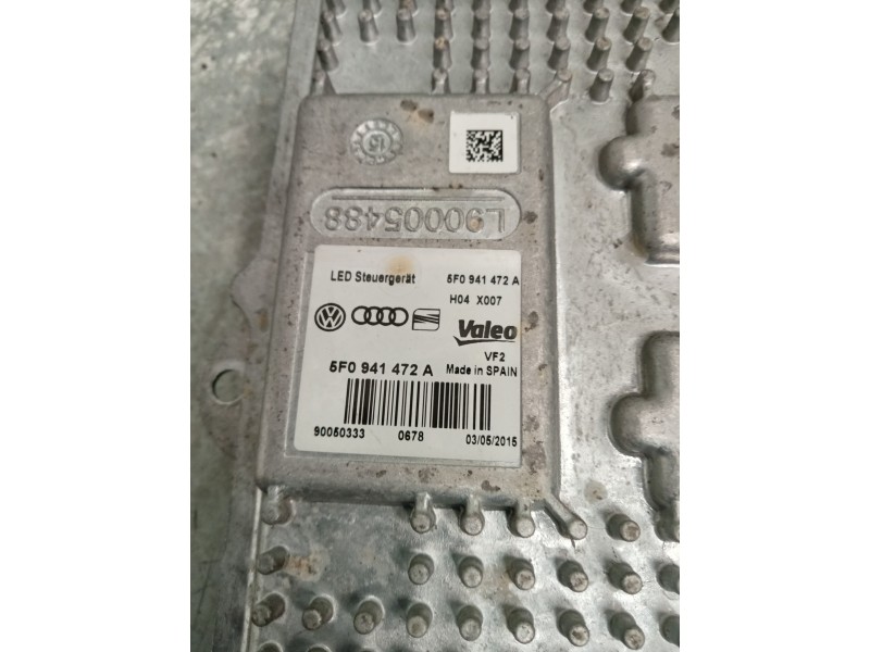 Recambio de centralita faros xenon para volkswagen golf vii lim. gte referencia OEM IAM 5F0941472A L90032783 IZQUIERDA