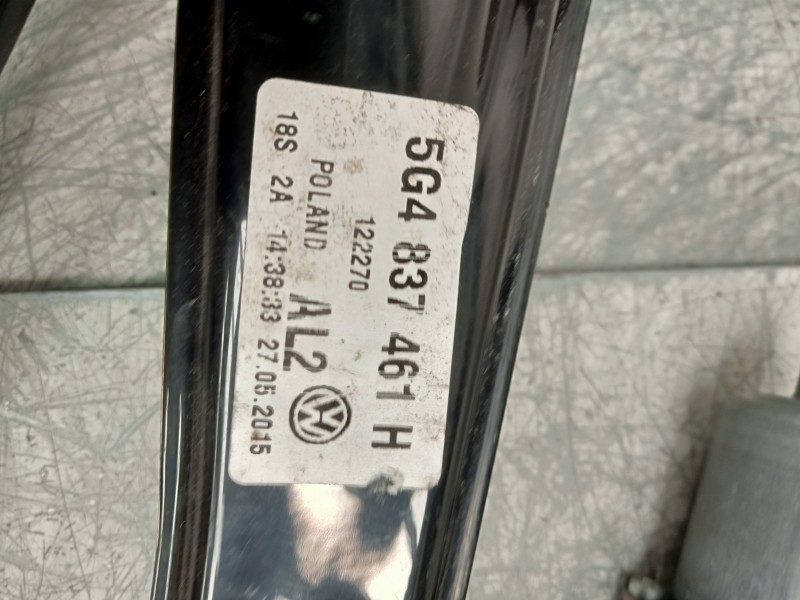 Recambio de elevalunas delantero izquierdo para volkswagen golf vii lim. gte referencia OEM IAM 5G4837461H  