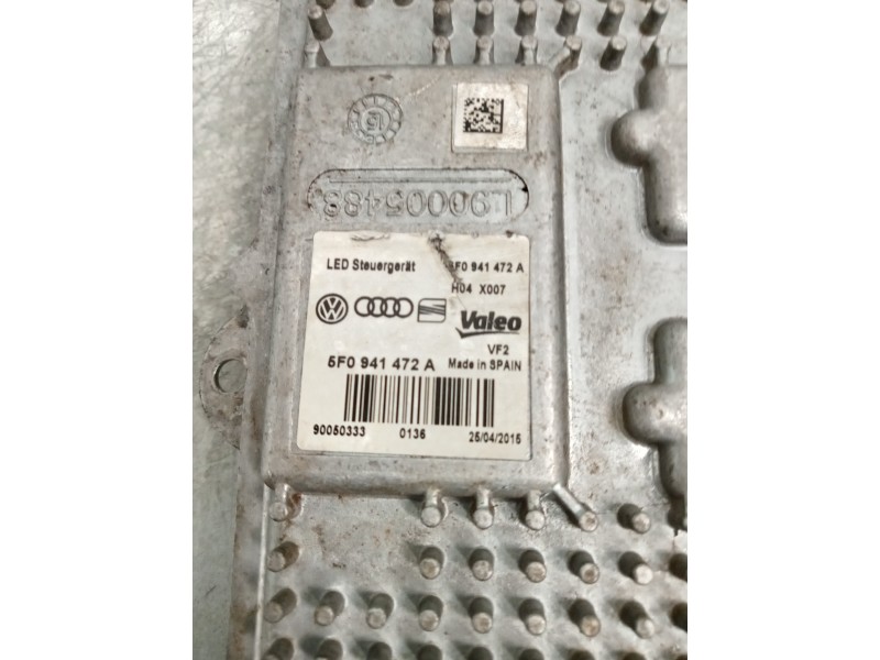 Recambio de centralita faros xenon para volkswagen golf vii lim. gte referencia OEM IAM 5F0941472A L90032783 DERECHA