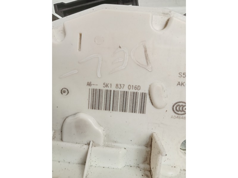 Recambio de motor cierre centralizado delantero derecho para volkswagen golf vii lim. gte referencia OEM IAM 5K1837016D  