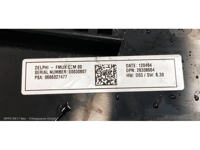 Recambio de mando calefaccion / aire acondicionado para citroen c4 lim. seduction referencia OEM IAM 9666027477  